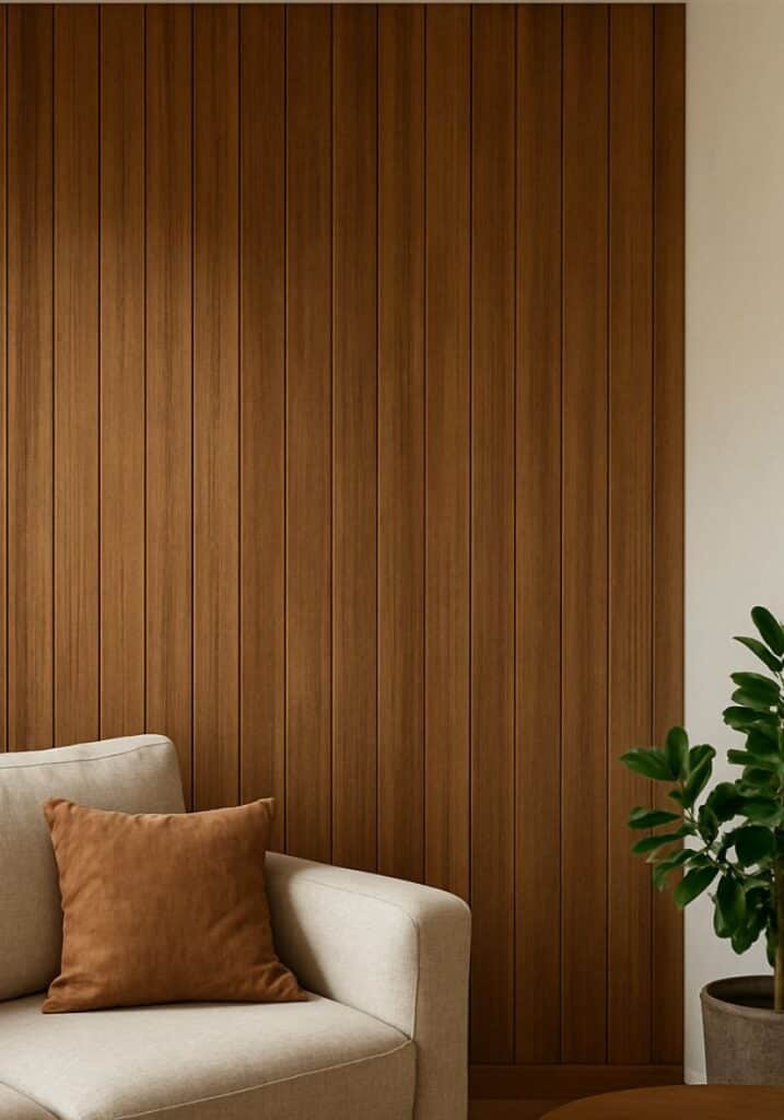 Thermally modified wood interior panel
